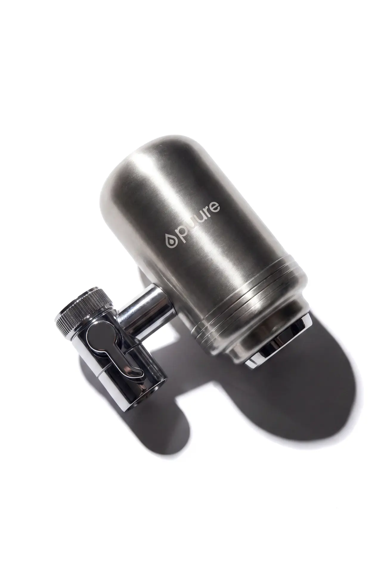 Filtre à eau Puure en acier inoxydable avec son adaptateur pour robinet