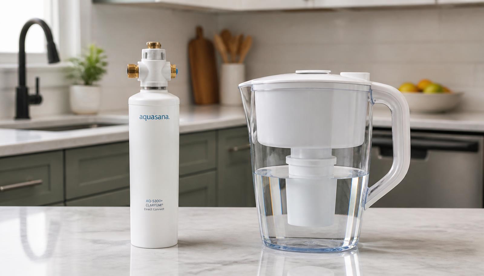 Carafe filtrante et cartouche de filtration